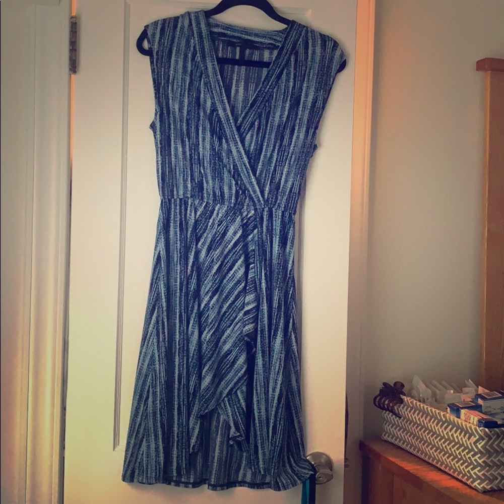 BCBGMaxAzria faux wrap dress